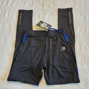 Karrimor boys xl Run Tights size XL boys black & blue NWT